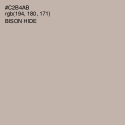 #C2B4AB - Bison Hide Color Image
